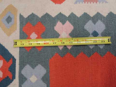 Kilim Green Flat Woven 104 X 159 Area Rug 100-109863 Image 12