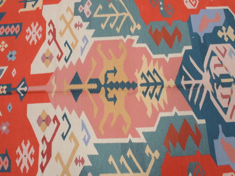 Kilim Green Flat Woven 104 X 159 Area Rug 100-109863 Image 9
