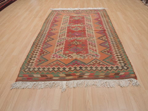 Kilim Brown Flat Woven 49 X 78 Area Rug 100-109865 Image 1