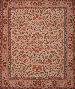 Kilim Beige Flat Woven 8'4" X 9'10"  Area Rug 100-109869