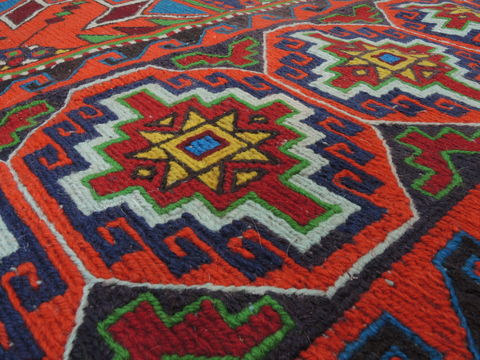 Kilim Blue Flat Woven 63 X 115 Area Rug 100-109870 Image 9
