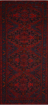 Russia Kilim Red Rectangle 8x11 ft Wool Carpet 109872