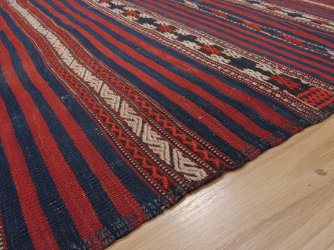 Kilim Red Runner Flat Woven 49 X 911 Area Rug 100-109874 Image 4