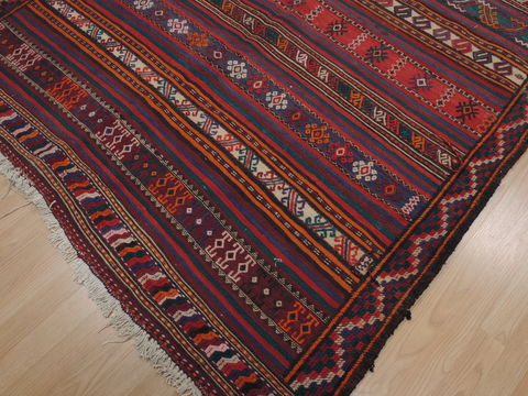 Kilim Red Runner Flat Woven 55 X 114 Area Rug 100-109875 Image 5