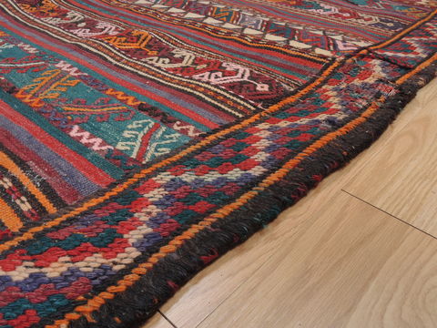 Kilim Red Runner Flat Woven 55 X 114 Area Rug 100-109875 Image 6