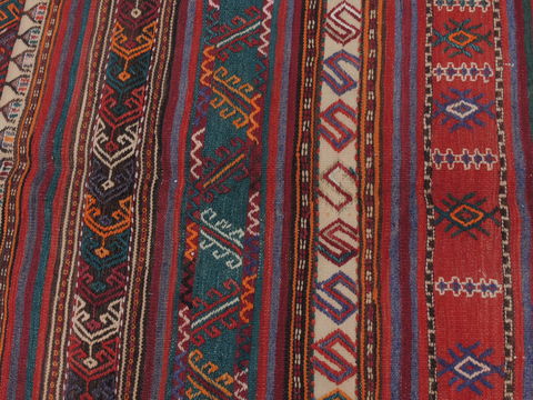 Kilim Red Runner Flat Woven 55 X 114 Area Rug 100-109875 Image 8