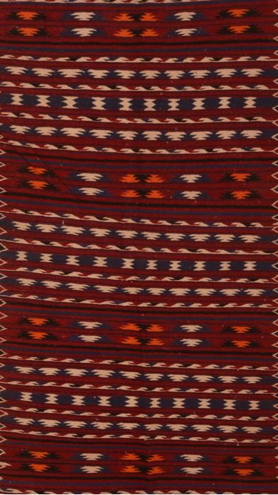 Kilim Red Flat Woven 38 X 65 Area Rug 100-109880 Image 0