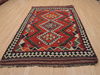 Kilim Red Flat Woven 51 X 80  Area Rug 100-109883 Thumb 1