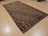 Kilim Brown Runner Flat Woven 51 X 1010  Area Rug 100-109886 Thumb 3