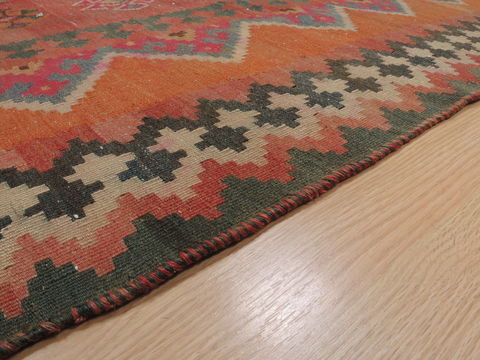 Kilim Brown Runner Flat Woven 40 X 97 Area Rug 100-109888 Image 6