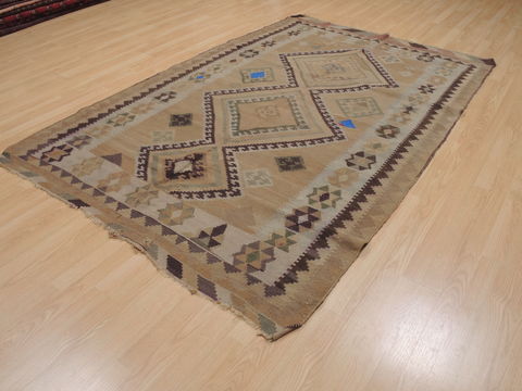 Kilim Brown Flat Woven 55 X 82 Area Rug 100-109890 Image 2
