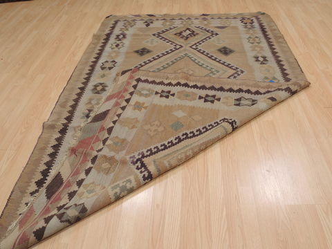 Kilim Brown Flat Woven 55 X 82 Area Rug 100-109890 Image 6