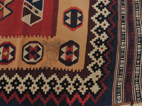 Kilim Red Flat Woven 53 X 77 Area Rug 100-109893 Image 3