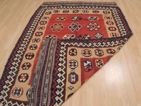 Kilim Red Flat Woven 53 X 77 Area Rug 100-109893 Image 8