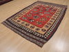 Kilim Red Flat Woven 53 X 77  Area Rug 100-109893 Thumb 1