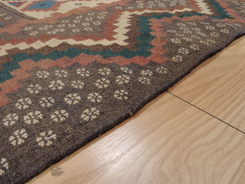 Kilim Brown Flat Woven 50 X 74 Area Rug 100-109897 Image 7