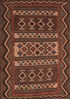 Kilim Brown Flat Woven 50 X 74 Area Rug 100-109897 Thumb 0