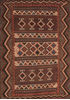 Kilim Brown Flat Woven 50 X 74  Area Rug 100-109897 Thumb 0