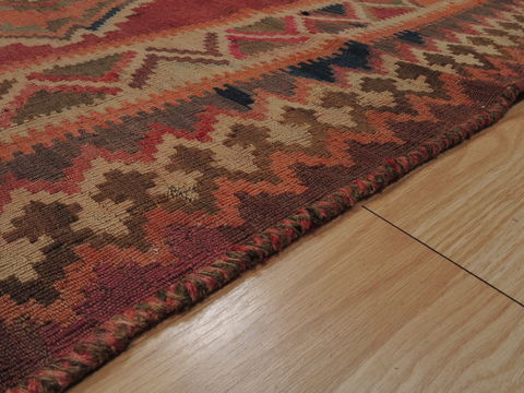 Kilim Red Flat Woven 47 X 63 Area Rug 100-109898 Image 6