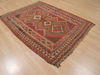 Kilim Red Flat Woven 47 X 63 Area Rug 100-109898 Thumb 3