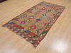 Kilim Brown Flat Woven 39 X 73 Area Rug 100-109899 Thumb 2
