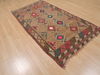 Kilim Brown Flat Woven 39 X 73 Area Rug 100-109899 Thumb 3