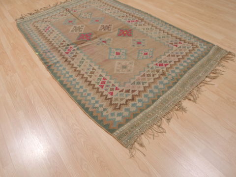Kilim Blue Flat Woven 46 X 75 Area Rug 100-109901 Image 3