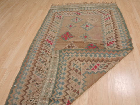 Kilim Blue Flat Woven 46 X 75 Area Rug 100-109901 Image 7