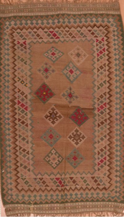 Kilim Blue Flat Woven 46 X 75 Area Rug 100-109901 Image 0