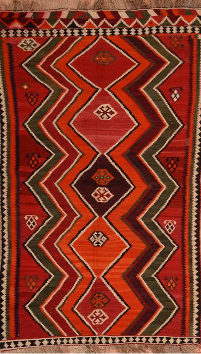 Kilim Red Flat Woven 51 X 86 Area Rug 100-109902 Image 0