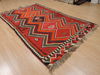 Kilim Red Flat Woven 51 X 86  Area Rug 100-109902 Thumb 3