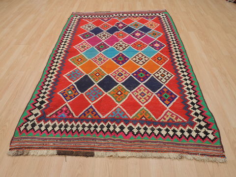 Kilim Red Flat Woven 46 X 73 Area Rug 100-109903 Image 1