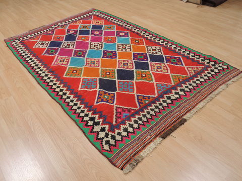 Kilim Red Flat Woven 46 X 73 Area Rug 100-109903 Image 3