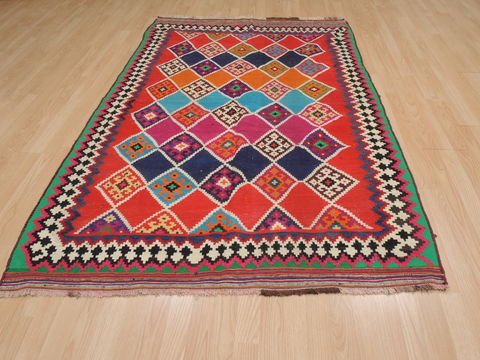 Kilim Red Flat Woven 46 X 73 Area Rug 100-109903 Image 4