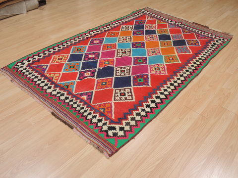 Kilim Red Flat Woven 46 X 73 Area Rug 100-109903 Image 6