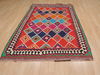Kilim Red Flat Woven 46 X 73 Area Rug 100-109903 Thumb 4