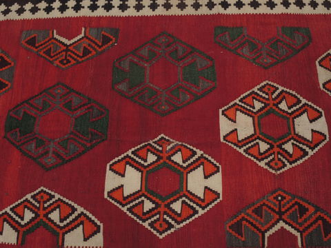 Kilim Red Runner Flat Woven 54 X 96 Area Rug 100-109904 Image 6