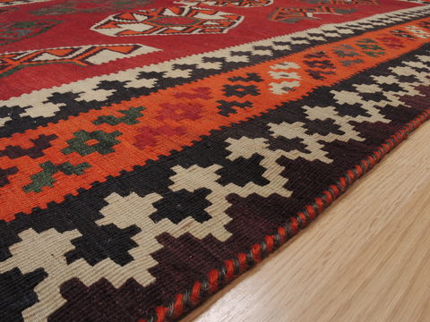 Kilim Red Runner Flat Woven 54 X 96 Area Rug 100-109904 Image 7