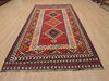 Kilim Red Runner Flat Woven 410 X 101 Area Rug 100-109905 Thumb 1
