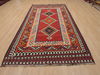 Kilim Red Runner Flat Woven 410 X 101  Area Rug 100-109905 Thumb 1