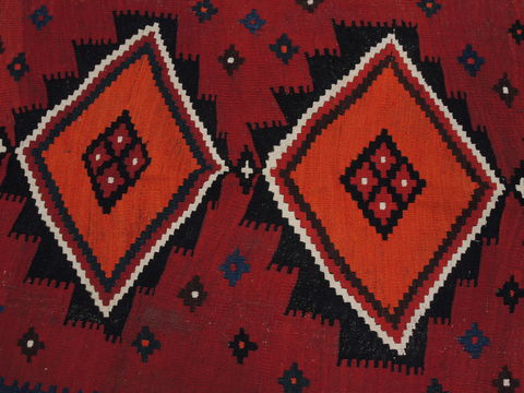 Kilim Red Flat Woven 50 X 93 Area Rug 100-109907 Image 5