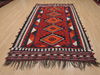 Kilim Red Flat Woven 50 X 93 Area Rug 100-109907 Thumb 1