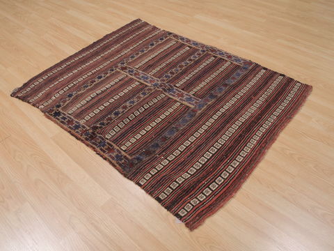 Kilim Brown Flat Woven 310 X 410 Area Rug 100-109909 Image 3