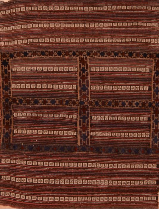 Kilim Brown Flat Woven 310 X 410 Area Rug 100-109909 Image 0