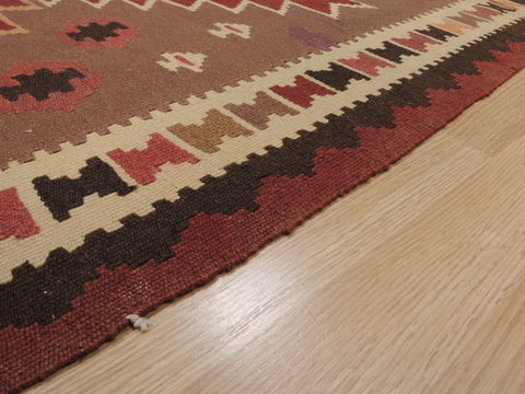 Kilim Brown Flat Woven 33 X 511 Area Rug 100-109911 Image 5