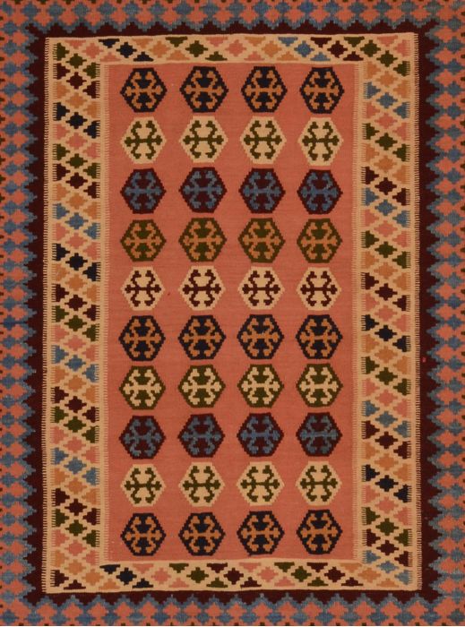 Kilim Brown Flat Woven 42 X 55 Area Rug 100-109912 Image 0