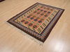 Kilim Brown Flat Woven 42 X 55 Area Rug 100-109912 Thumb 2