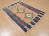 Kilim Brown Flat Woven 37 X 54  Area Rug 100-109913 Thumb 3