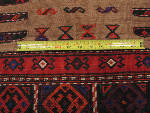 Kilim Red Square Flat Woven 33 X 33 Area Rug 100-109916 Image 8