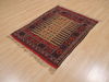 Kilim Red Square Flat Woven 33 X 33  Area Rug 100-109916 Thumb 2